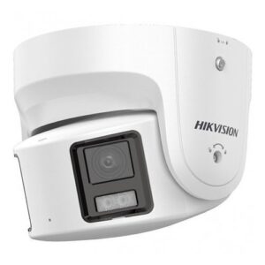 Hikvision DS-2CD2387G2P-LSU/SL(4MM)(C) Seria Pro, 8 MP ColorVu G2 Panoramiczna kamera IP typu turret 180° z lampą stroboskopową, obiektyw stały 4 mm, IP67