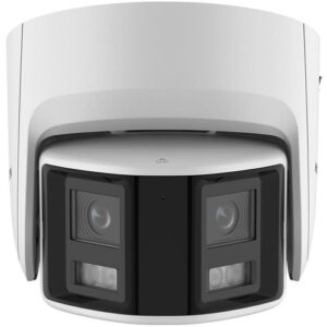 Hikvision DS-2CD2347G2P-LSU/SL Kamera IP typu turret z serii Pro, 4 MP ColorVu Panoramic, obiektyw stałoogniskowy 2,8 mm, IP67, biała