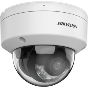 Hikvision DS-2CD2167G2H-LISU(2.8mm)(eF) Inteligentna hybrydowa kamera IP z serii Pro 6 MP z kopułkową kamerą ColorVu, obiektyw stałoogniskowy 2,8 mm, IP67, biała