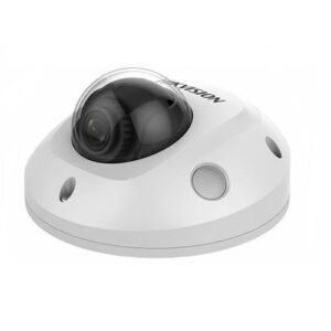 Hikvision DS-2CD2543G2-IWS Mini kamera kopułkowa IP AcuSense z serii Pro, 4 MP, wbudowany mikrofon, obiektyw stałoogniskowy 2,8 mm, biała