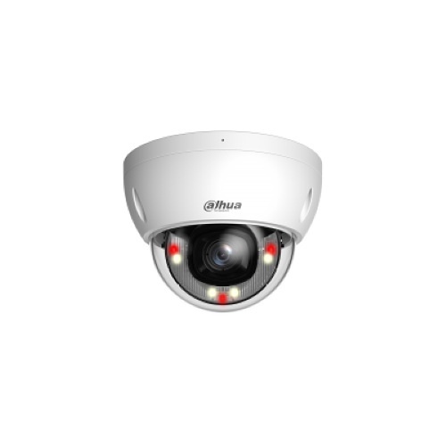Dahua IPC-HDBW2849E-S-IL-0280B Inteligentna kamera kopułkowa WizSense IP serii 2 8 MP, mikrofon, obiektyw stałoogniskowy 2,8 mm, zasięg w podczerwieni 30 m, zasilanie 12 VDC / PoE, IP67, IK10
