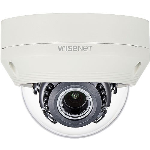 Hanwha HCV-6080R Wandaloodporna kamera kopułkowa AHD/TVI/CVI/CVBS Full HD, 3,2..10mm moto-zoom, WDR, IR 30m, 12V DC, 24V AC